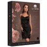 Amour by Le Desir Robe Fendue Krystal Noir